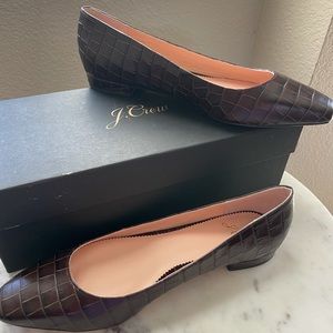J. Crew Leather flats size 9